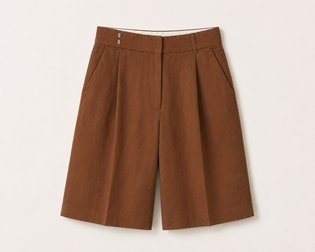 Tailored Linen Bermuda