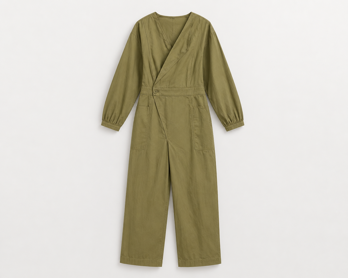 Wrap Cotton Jumpsuit