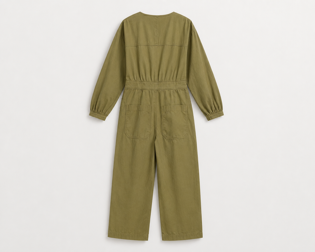 Wrap Cotton Jumpsuit