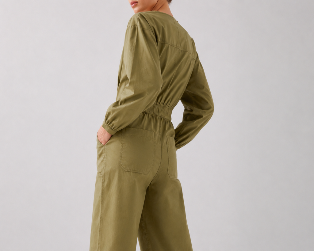 Wrap Cotton Jumpsuit