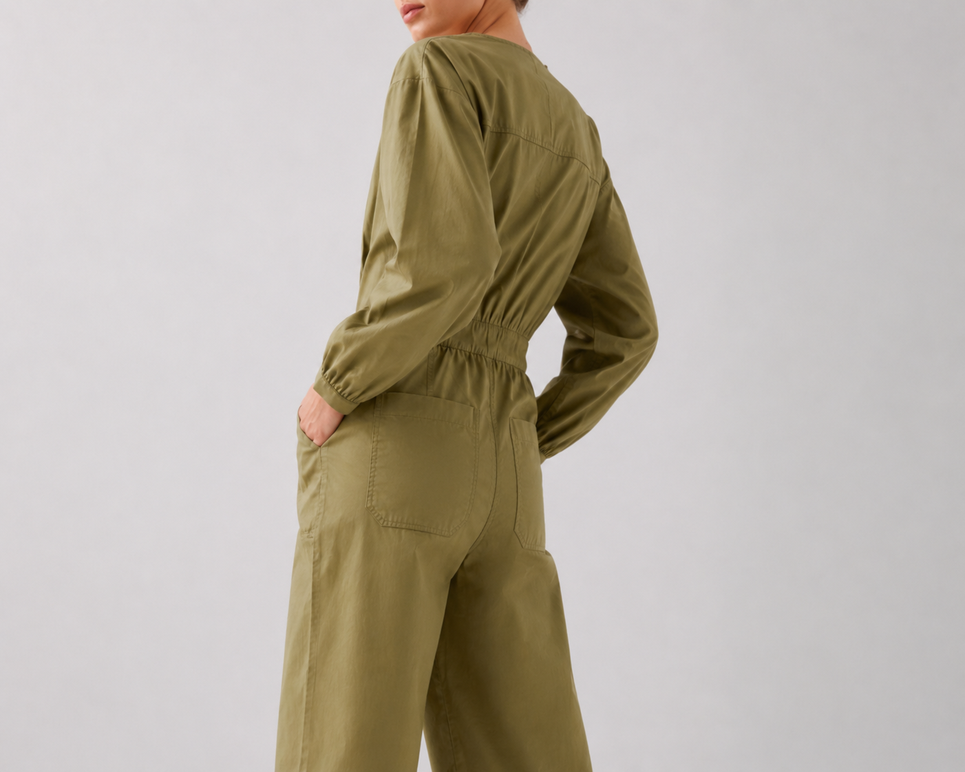 Wrap Cotton Jumpsuit