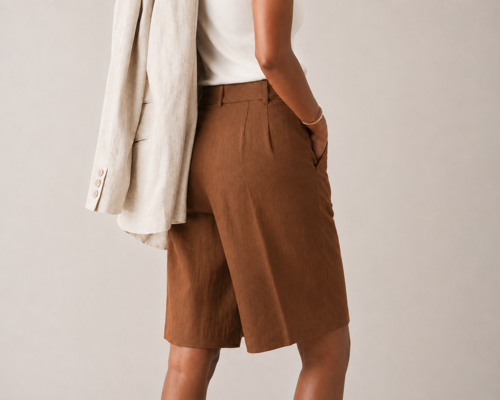 Tailored Linen Bermuda