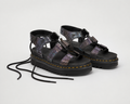 Lace-Up Leather Platform Sandals