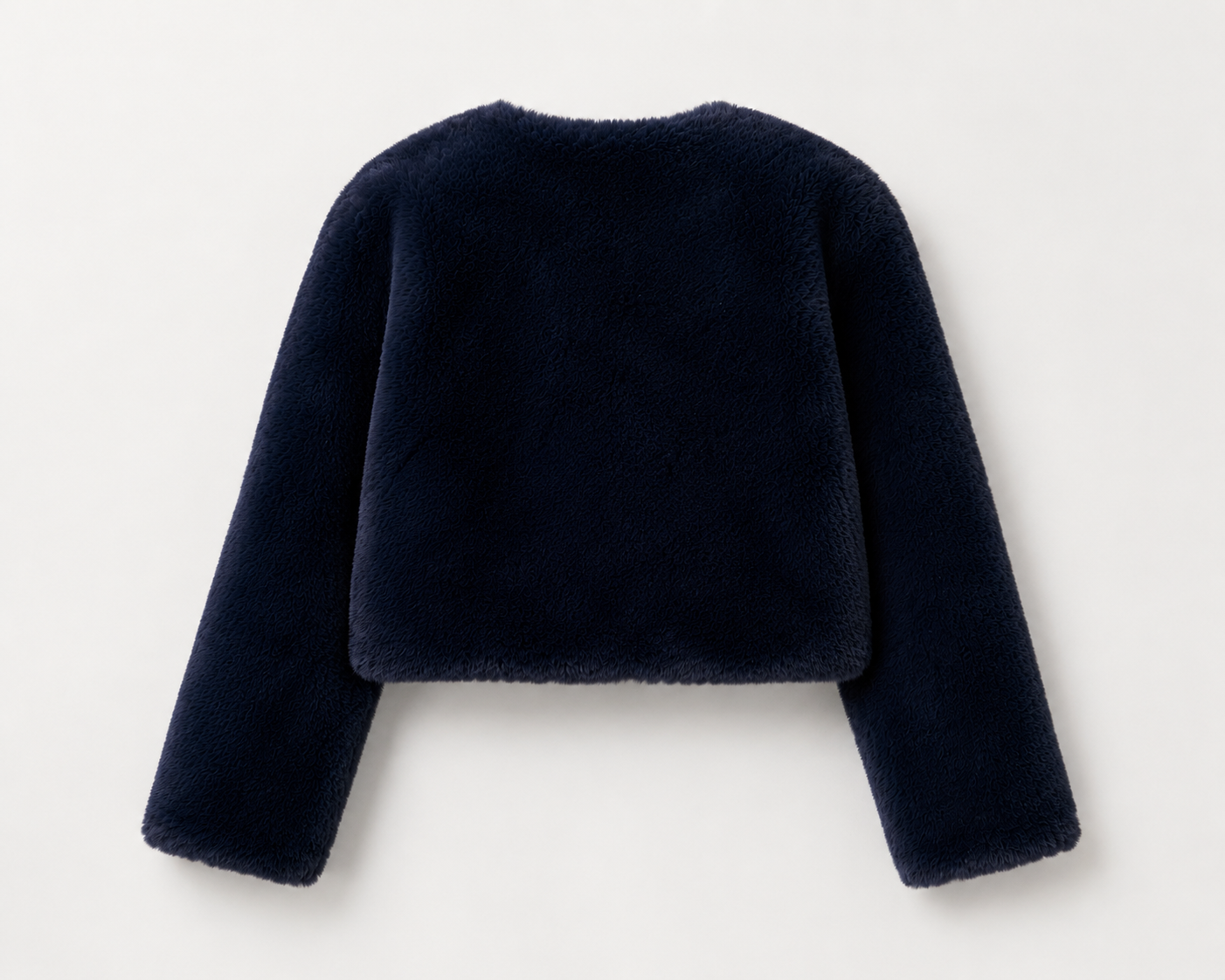 Cropped Faux Fur Jacket