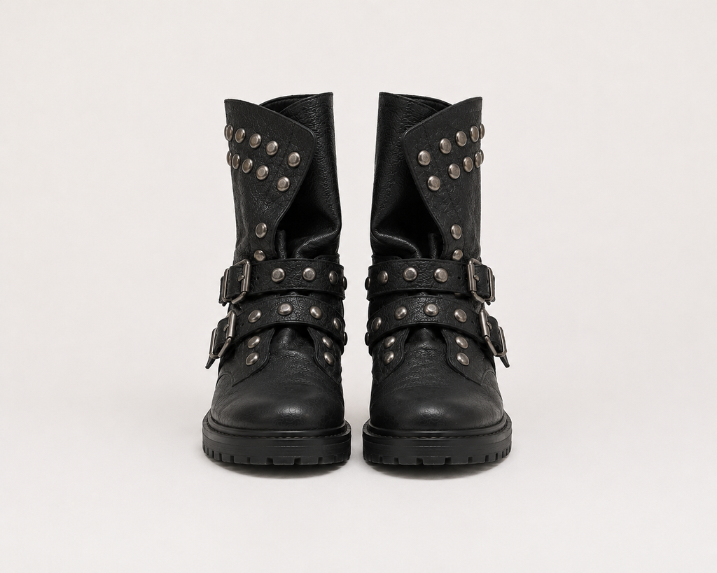 Kaile Studded Moto Boots
