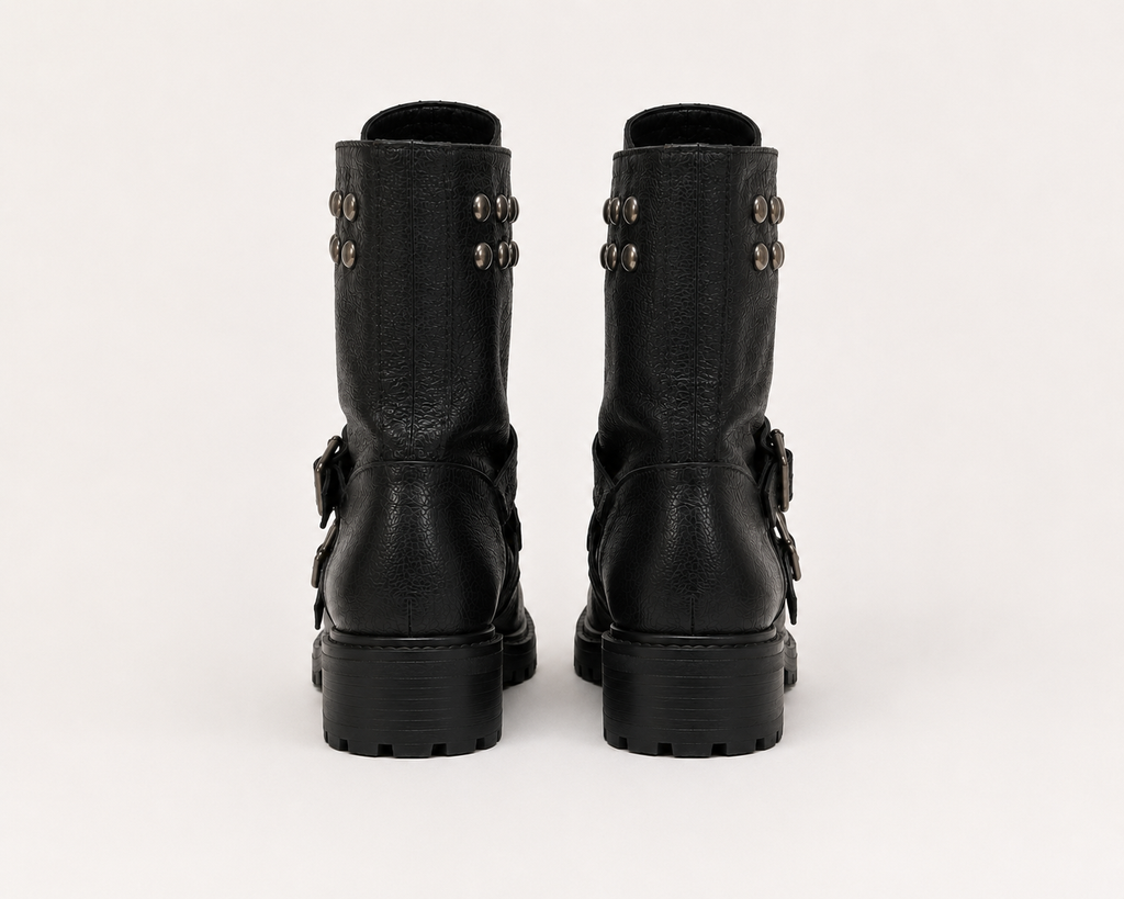 Kaile Studded Moto Boots